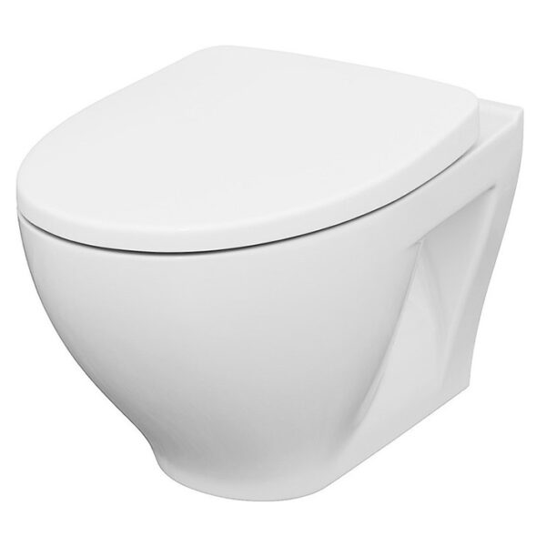 Geberit Duofix WC-Element + spülrandloses Wand-WC Set Betätigungsplatte