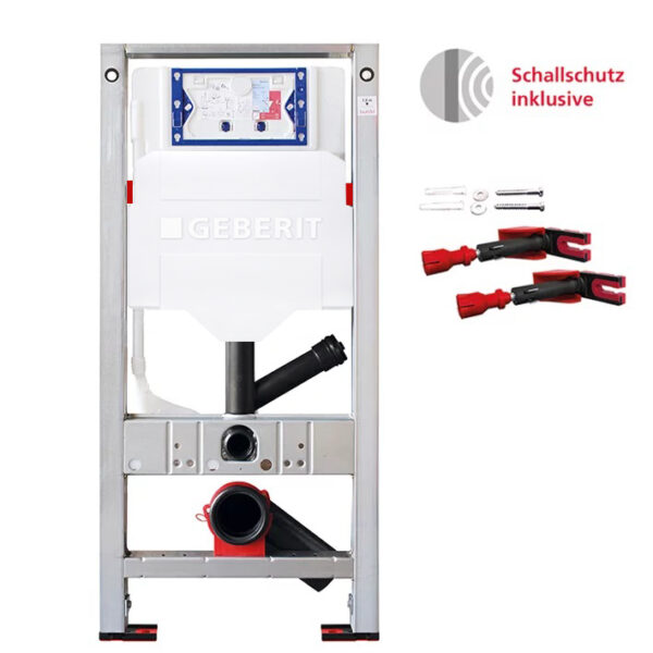 Burda BS+ Montageelement WC, 112 cm, mit Sigma <br>UP-Spülkasten, für Geruchsabsaugung <br>mit Abluft